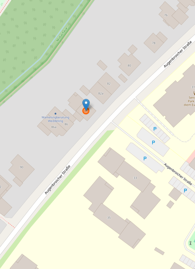 Malermeister Marcell Bechtle: Anfahrt auf OpenStreetMap